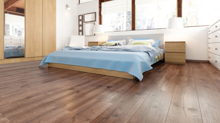 Кварцевый ламинат Fargo Комфорт Дуб Южная Ночь 81996-6